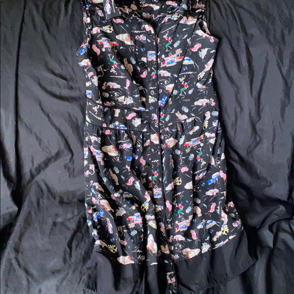 Sleeveless collard dress